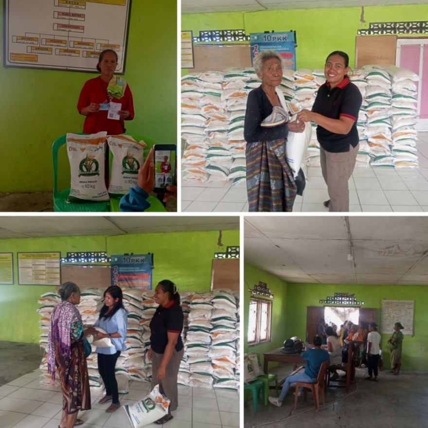 PENYALURAN BERAS BANTUAN PANGAN ALOKASI JUNI - JULI 2025